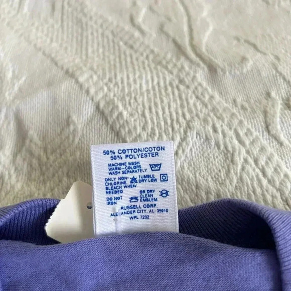 Vintage Sparkly Utah Mtn Landscape 1993 Tee T-Shirt Deadstock Purple Women’s M - Picture 15 of 15